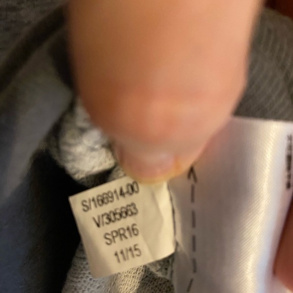 Banana Republic Gray Hoodie with Denim Lined Hood - Picture 6 of 6